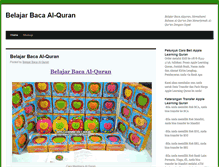 Tablet Screenshot of belajarbacaalquran.com